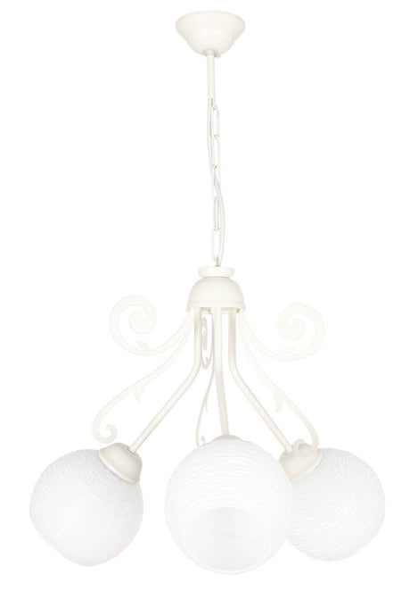 Promotion 3rd White-white Glass Chandelier - Swordslife