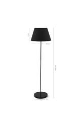 Pu Metal Leg Floor Lamp Black Aag-2046 - Swordslife