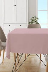 Powder Plain Table Cloth Thai Feather Velvet Stain Resistant Washable Woven Fabric Plain Solid Color Mso006 - Swordslife