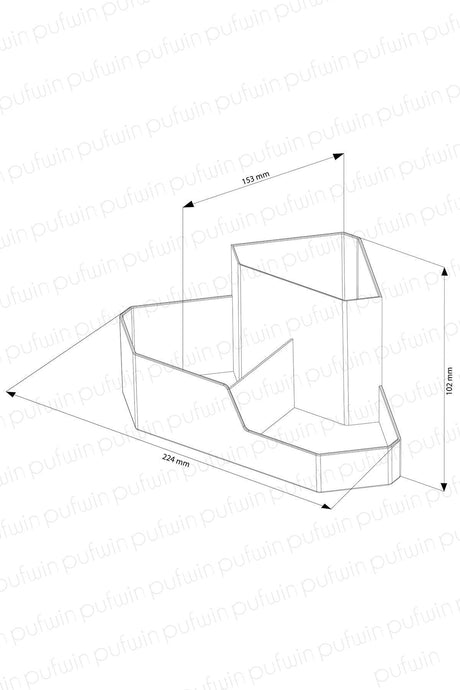 Pufwin Yıldız Makeup And Cosmetic Organizer Organizer - Swordslife