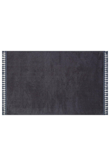 Puffy Bath Mat 2 Li Fringed Washable Anthracite - Swordslife