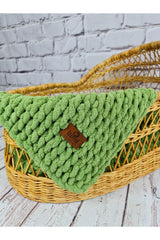 Puffy Handmade Blanket Military Green Handmade Baby Blanket - Swordslife