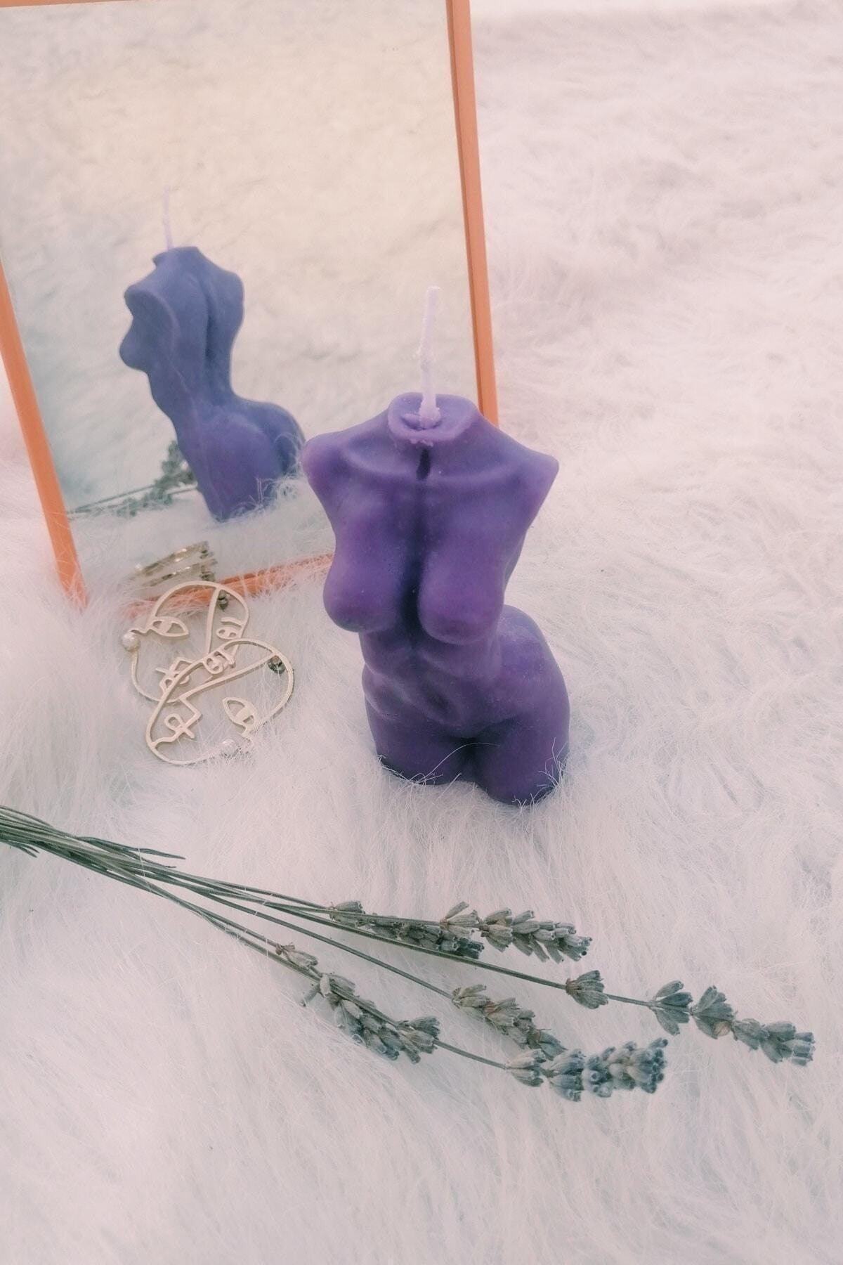 Purple Scented Venus Female Decorative Body Candle - 10 Cm - Swordslife