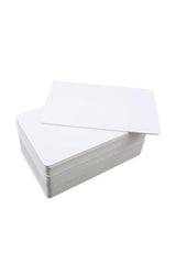 Pvc Plastic Blank White Card 100 Pcs