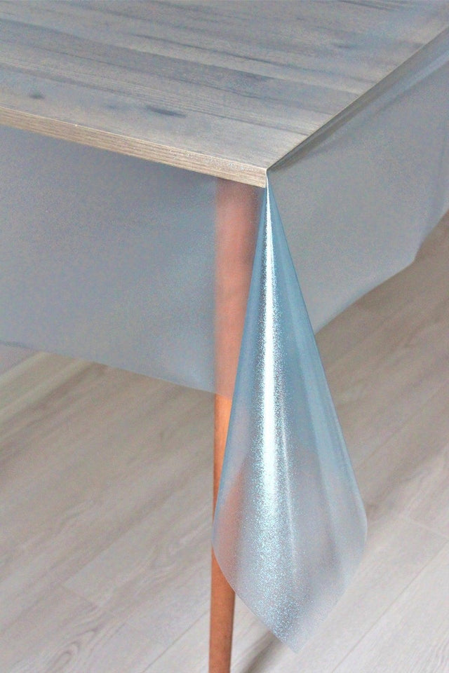 Pvc Transparent Silvery Erasable Table Cloth 005 - Swordslife