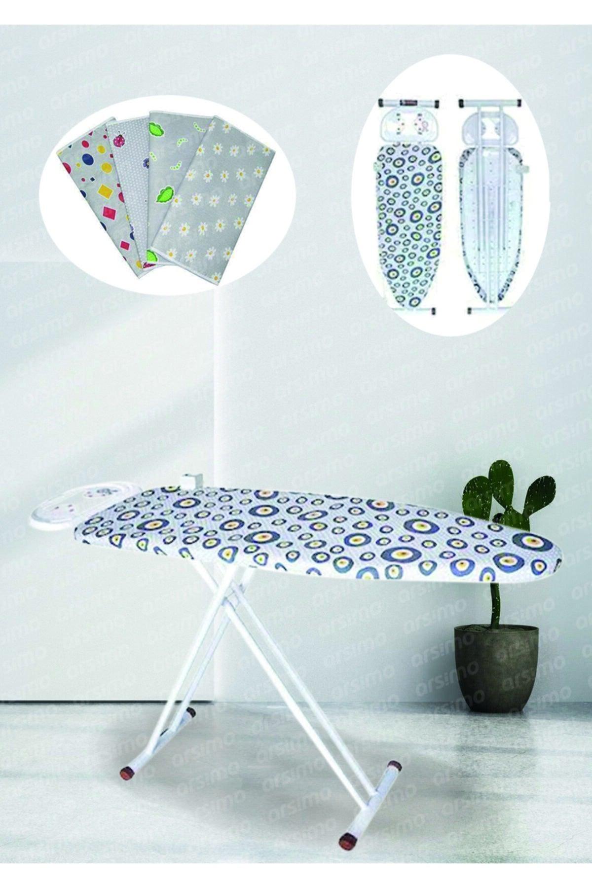 Quality Ironing Board Cover Fireproof Non-Stick Sponge Base 50x135cm - Swordslife