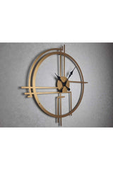 Querencia Metal Gold - Gold Wall Clock 1.5 Mm Thickness 60x60 Cm - Swordslife