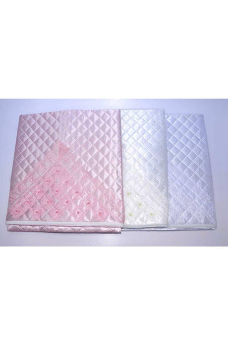Quilt Hurcu Large Size Pearl Satin Dowery Cream Color 2 Pieces 50x50x100 Size - Swordslife