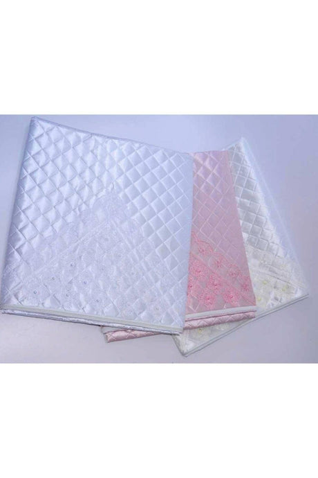 Quilt Hurcu Large Size Pearl Satin Dowery Cream Color 2 Pieces 50x50x100 Size - Swordslife