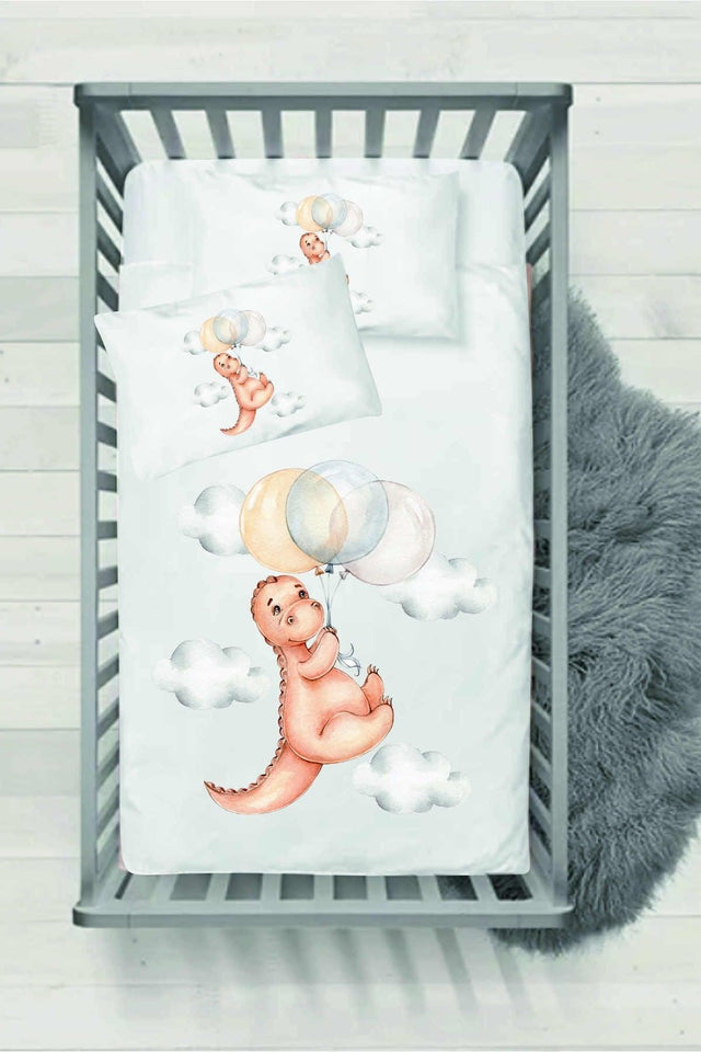 Ranforce Series Baby Duvet Cover Set - Flying Dinosaur - Swordslife