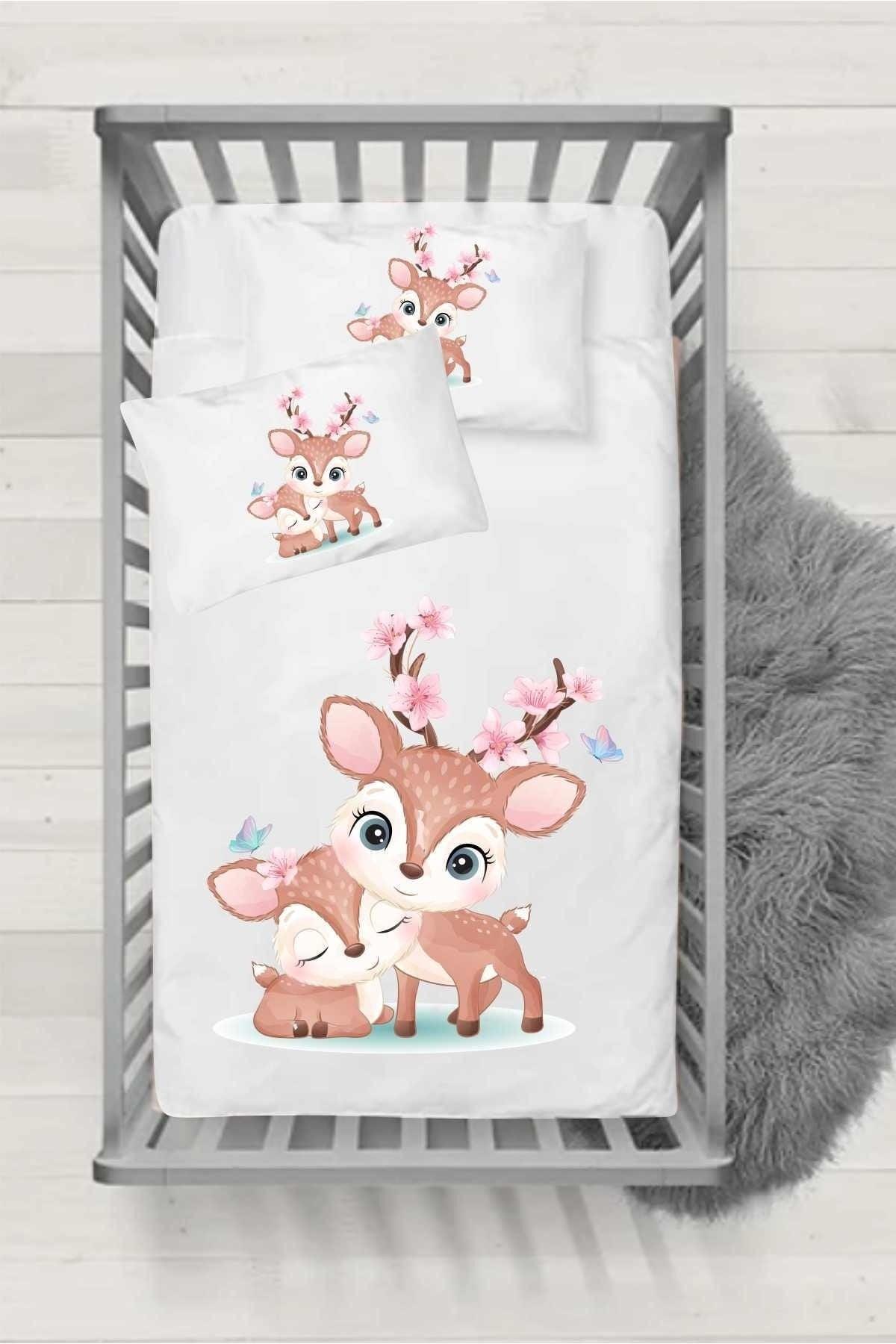 Ranforce Series Baby Duvet Cover Set - Ceylanciklar - Swordslife