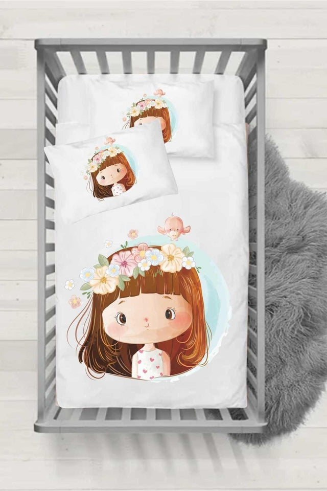 Ranforce Series Baby Duvet Cover Set - Girl - Swordslife