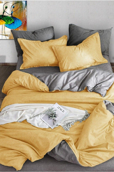 Ranforce Single Duvet Cover Set Yellow - Swordslife