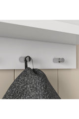 Rani P1 Modern Wall Hanger Coat Rack Hanger White Cloakroom 55 Cm M1 - Swordslife