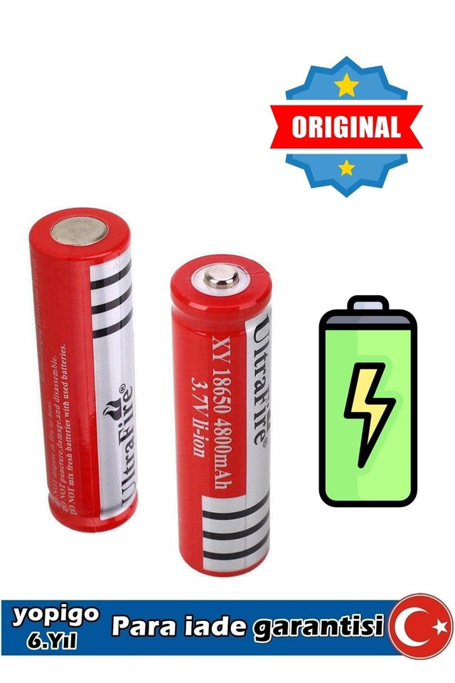 Rechargeable Battery 18650 3.7v 4800 Mah Charger