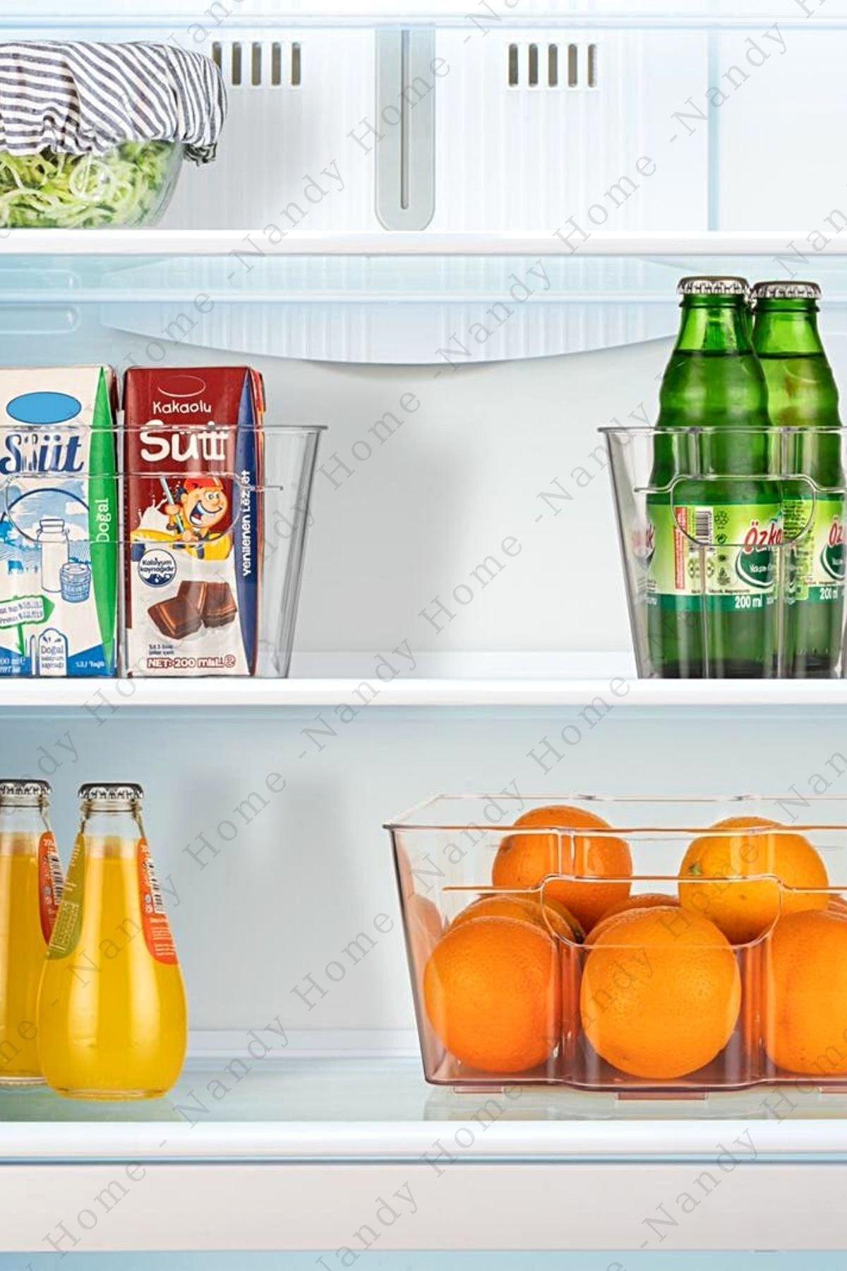 Refrigerator & Cabinet Organizer 3 Piece Set Transparent - Swordslife