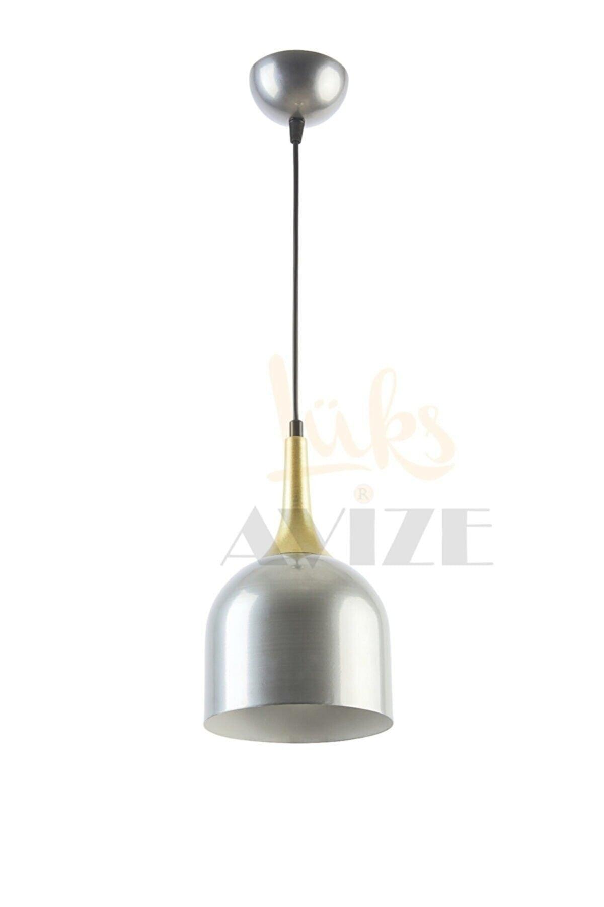 Reina Modern Design Metal Headboard Gray Color Pendant Lamp Cafe - Kitchen Single Chandelier - Swordslife