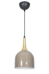 Reina Modern Design Metal Headboard Brown Color Pendant Lamp Cafe - Kitchen Single Chandelier - Swordslife