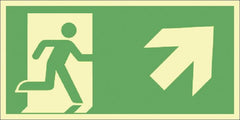 Rescue sign - escape route / 297x148 / foil - Swordslife