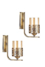 Retro Authentic Tumbled Case Glass Wall Sconce 2 Pieces - Swordslife