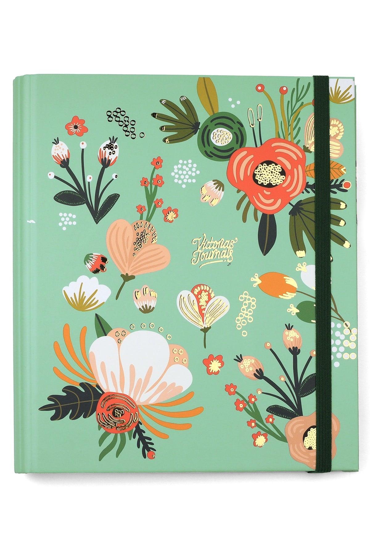 Retro Timeless Planner Agenda 17x24 Cm Green