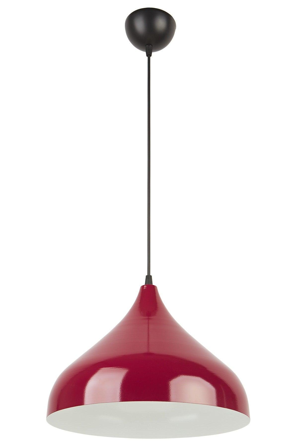 Reyes Special Design Modern Sport Decorative Cafe-kitchen Claret Red White Suspension Single Chandelier - Swordslife