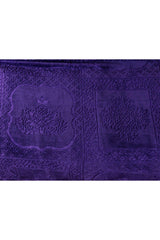 Rochelle Mink Emboss Double Blanket - Purple - Swordslife