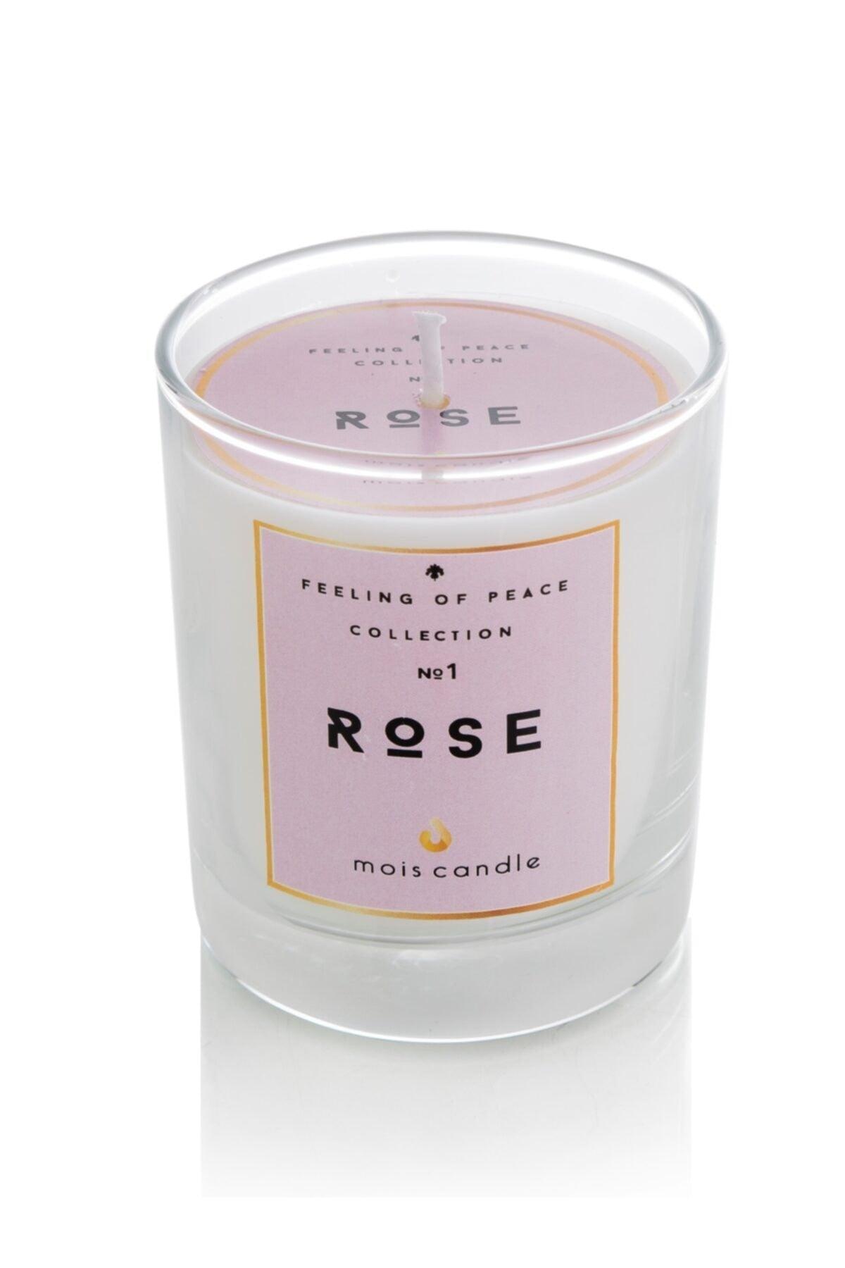 Rose Scented Glass Cup Candle - Swordslife