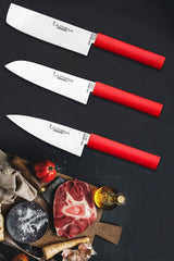 Yakut 9 Piece Kitchen Knife Set Meat Bread Vegetable Fruit Onion Salad Chef Knife - Swordslife