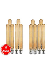 Rustic Tube 6w E27 Lampholder Filament Led Bulb