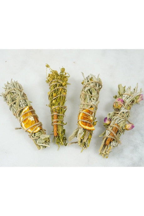 Sage, Harvest, Abundance and Love Incense Set 4 Pieces - Swordslife