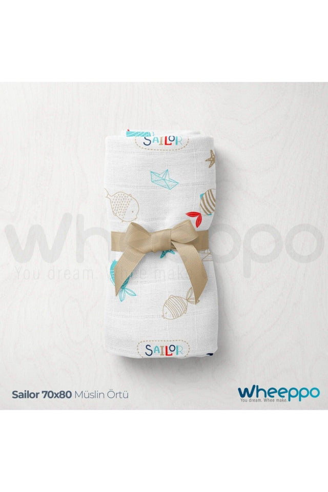 Sailor Muslin Baby Blanket - Swordslife