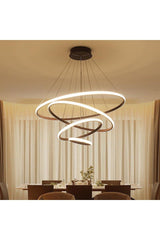 Samsung Led Dreaming Ø100+75+ 50+25cm Outward Light Quadruple Pendant Lamp Led Chandelier - Swordslife