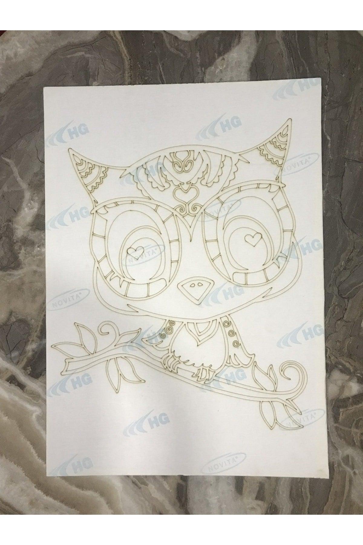 Sand Painting Set Owl