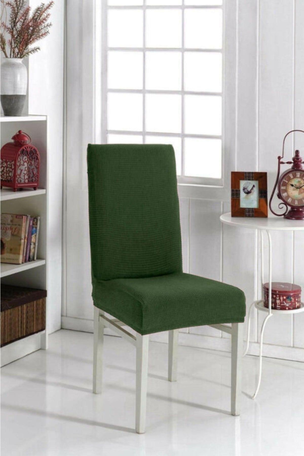 Chair Cover Lycra Washable Elastic Chair Cover Green - Swordslife