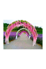 Dangling Artificial Flower Acacia Pink Light 80 cm 12 Pieces Vineyard With 3 Dangling Branches - Swordslife