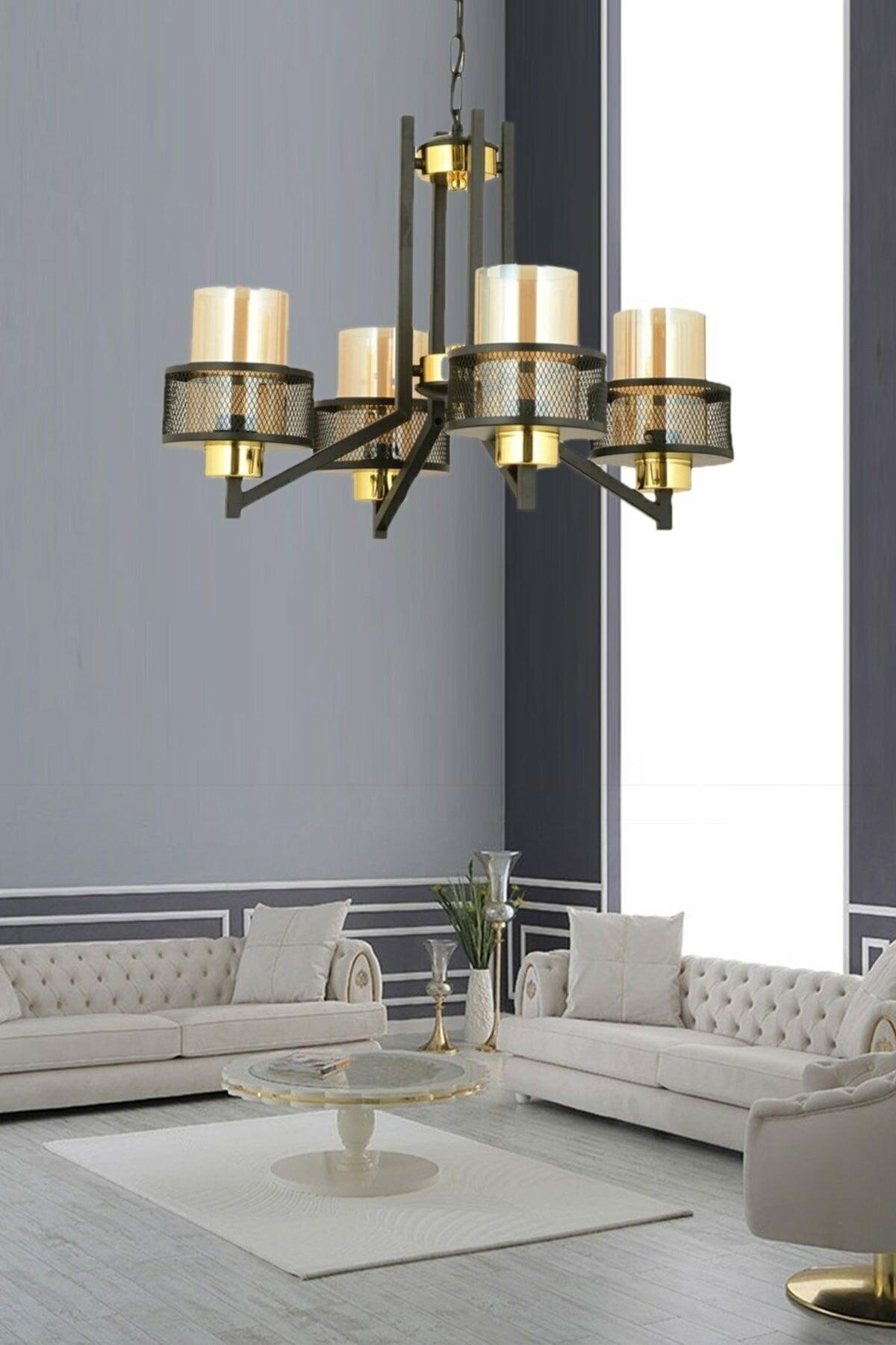 Sarp 4 Piece Modern Design Pendant Chandelier - Swordslife