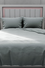 Satin Mint Green Duvet Cover Set - Swordslife