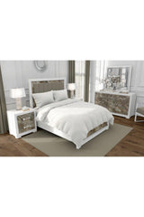 Satin Ecru Duvet Cover Set