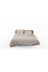 Satin Honey Foam Duvet Cover Set