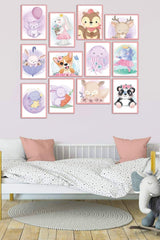 Scandinavian Animals 12 Piece Girl's Room