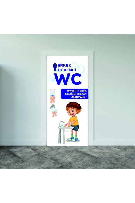 School Door Dressing - Male Student Wc