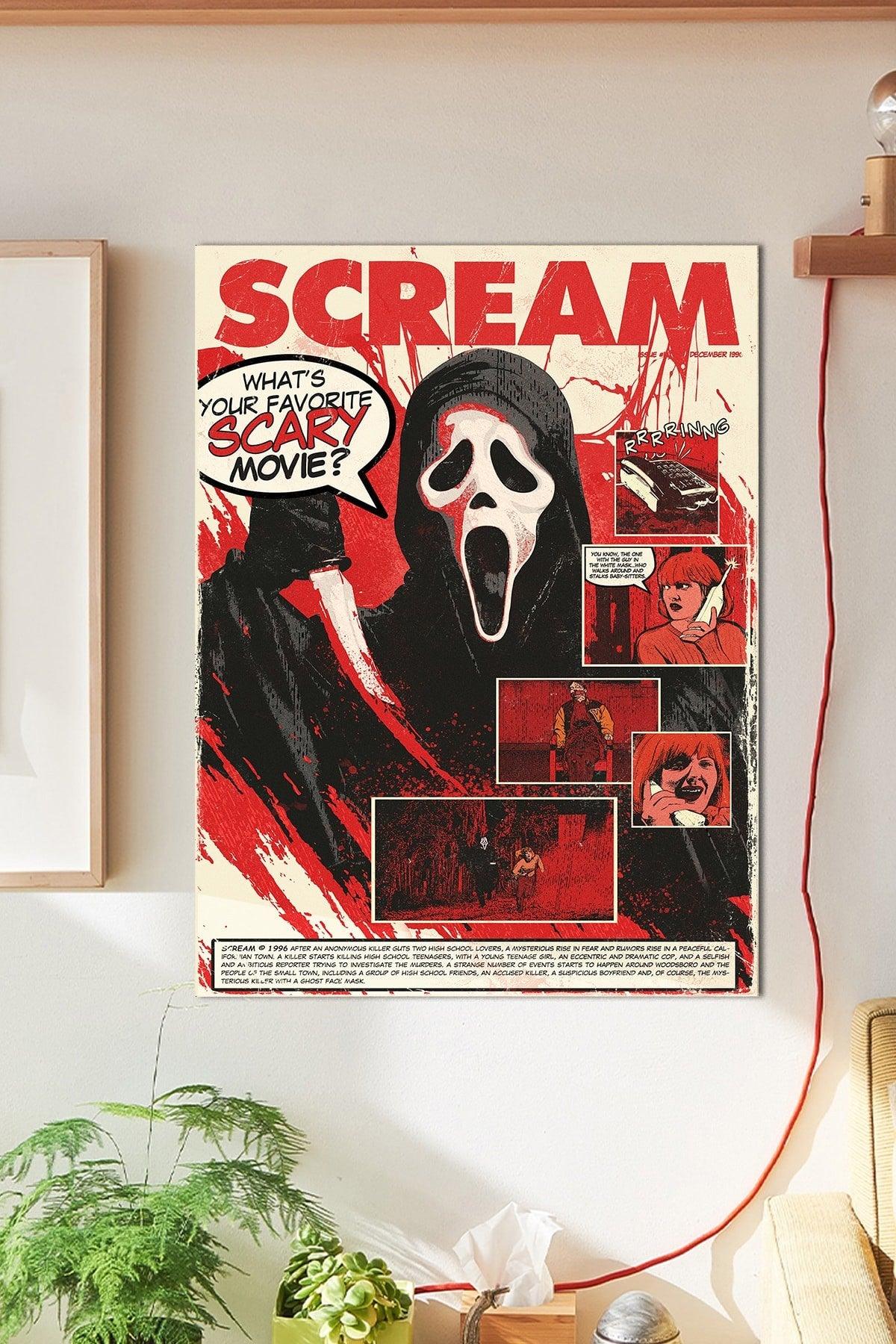 Scream Wall Poster Large 45x30 Cm - Swordslife