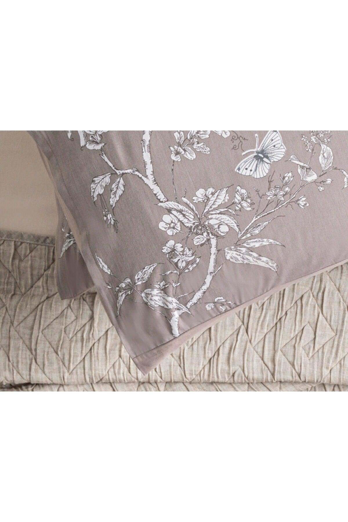 Secret Garden Cotton 2-Pack Pillowcase 50x70 Cm Brown - Swordslife