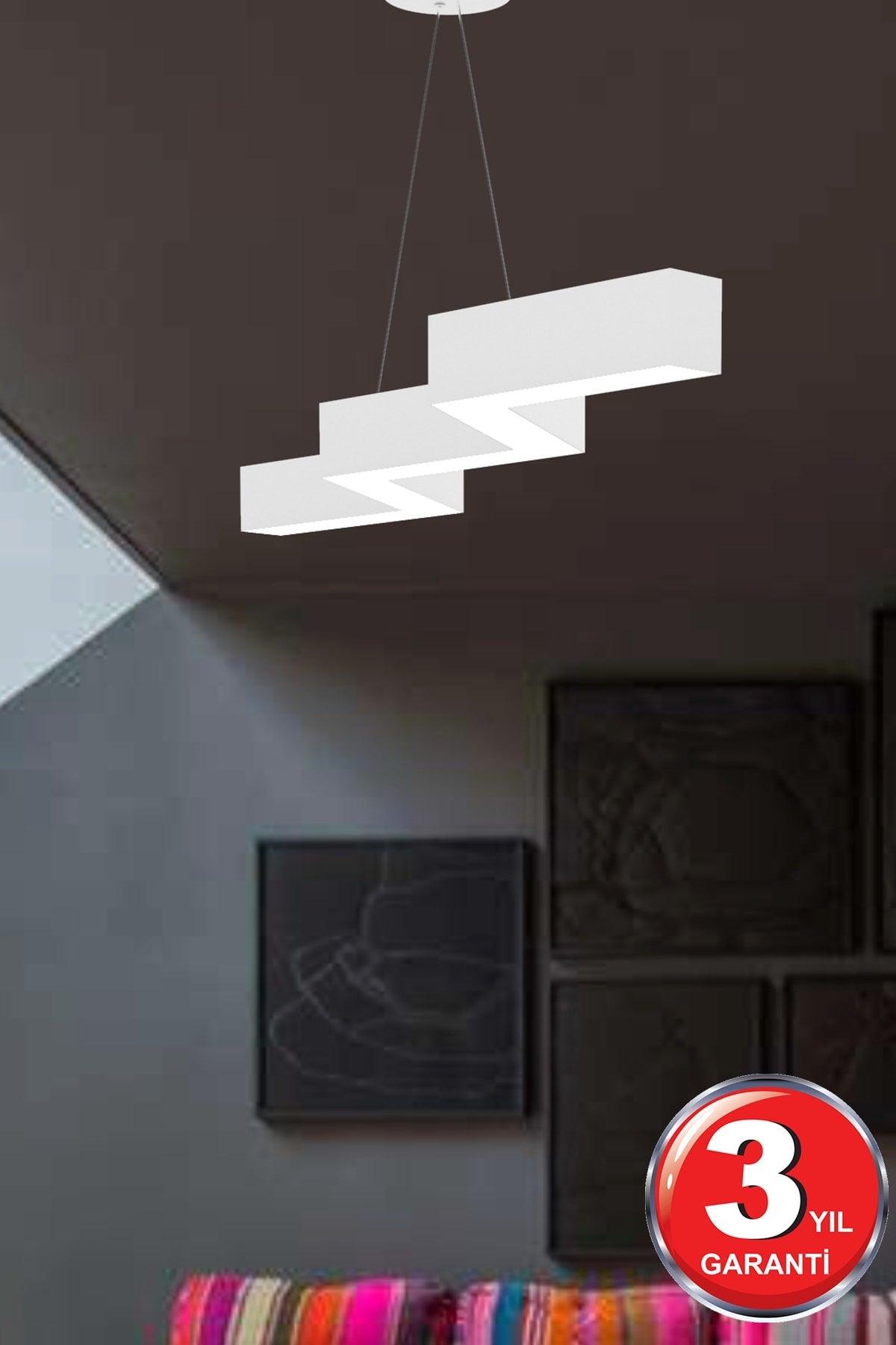 Sega (White Case, Daylight) Led Modern Led Chandelier - Swordslife