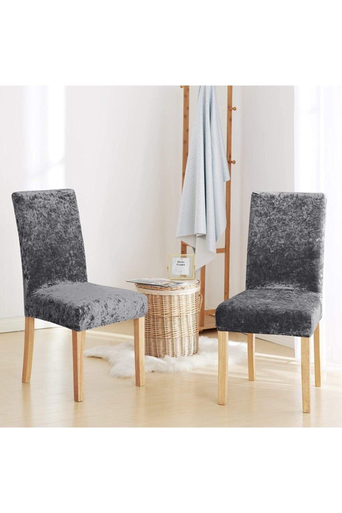 Silk Velvet Chair Cover Elastic 1 Piece