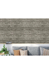 Self Adhesive Gray Brick Pattern Wallpaper Panel Nw24 - Swordslife