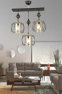 Sequential Black 3-Set Sapphire Downward Facing Luxury Chandelier - Swordslife