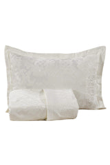 Greenhouse Jacquard Chenille French Lace Double Bedspread (ecru) - Swordslife