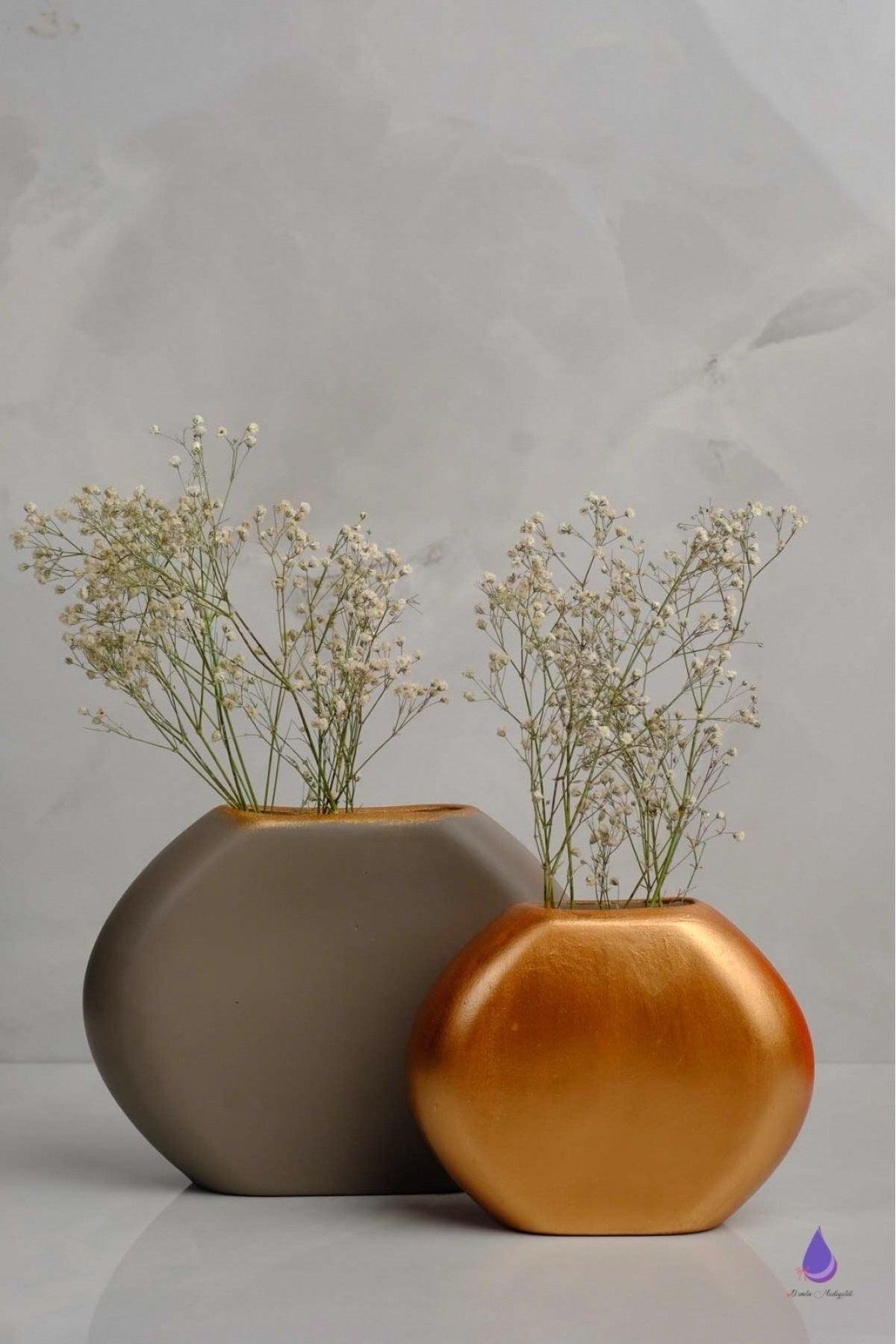 Ceramic Vase Decorative Handmade Ceramic Vase Set of Two - Swordslife